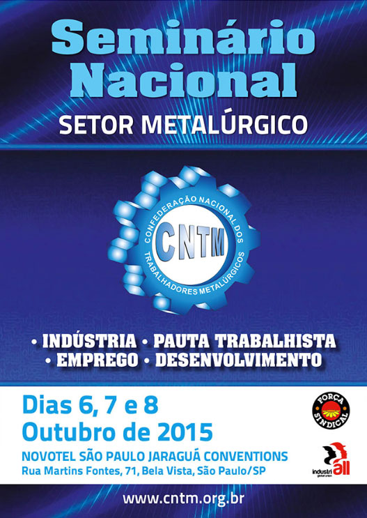 Diretoria do SMC participa de Seminário Nacional do Setor Metalúrgico nesta semana